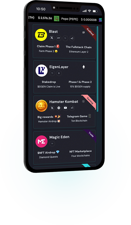 Claiming Crypto Airdrops from your phone